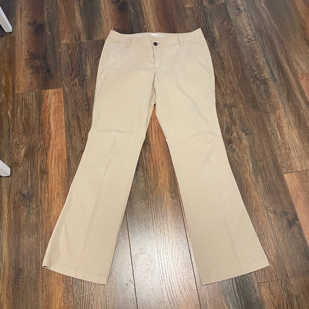 Old Navy khaki bootcut pants